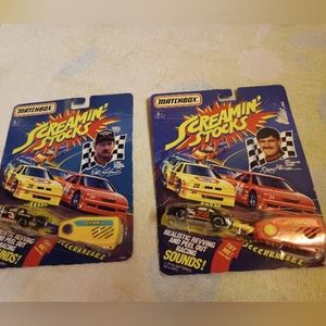 Matchbox Screamin' Stocks-Set/Earnhardt & Allison-1991